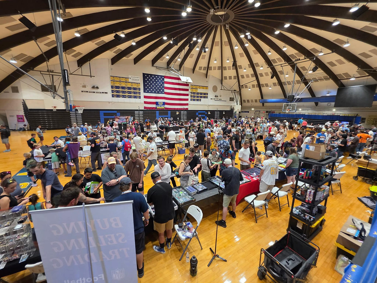 Community members at the August 2026 PTCC Local Trading Card Show
