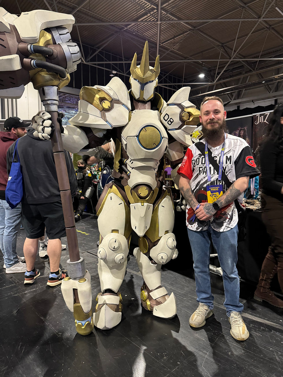 Cosplayers and attendees at DreamHack Birmingham gaming convention